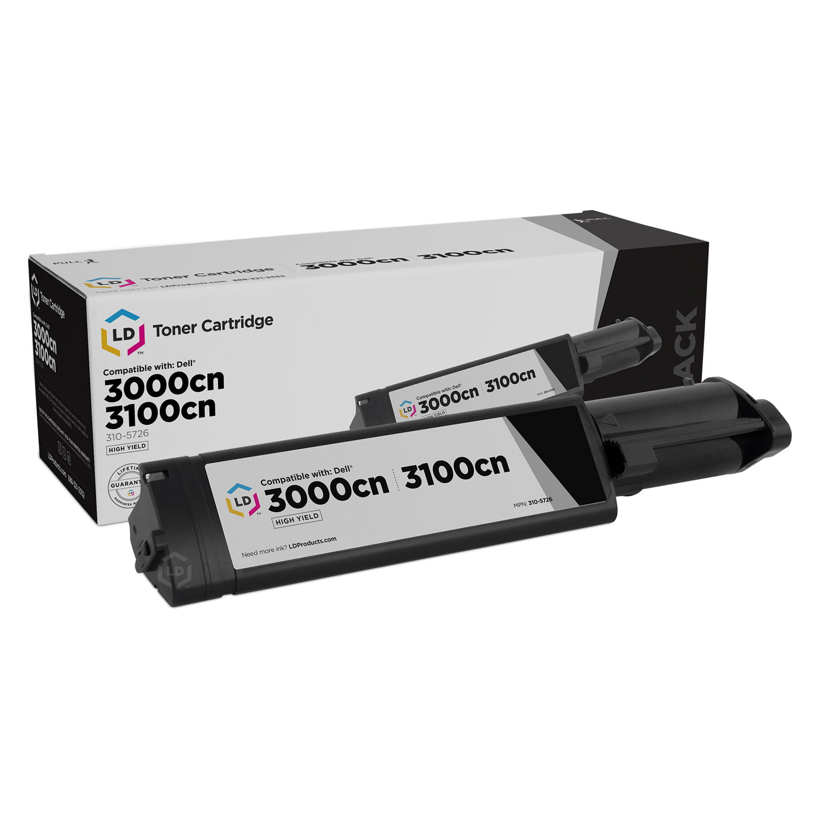 Dell Cartuccia Toner 310-5726 nero per Dell 3100cn Color Laser Printer 