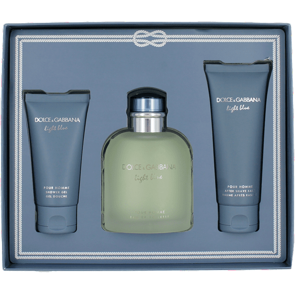 Bleu Clair pour HOMME/D&g SET (m)