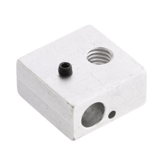 Bloque Calentador De Aluminio CUTICAT de 20x20x10mm Para Impresora 3D Boquilla Y Boquilla Agujero De Garganta M6