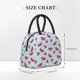 thumbnail image 2 of Balery Watermelon Bolsa de Almuerzo para Mujeres, Caja de Almuerzo, Bolsa de Almuerzo Pequeña Impermeable, Tote de Almuerzo Reutilizable con Gran Capacidad, 2 of 6