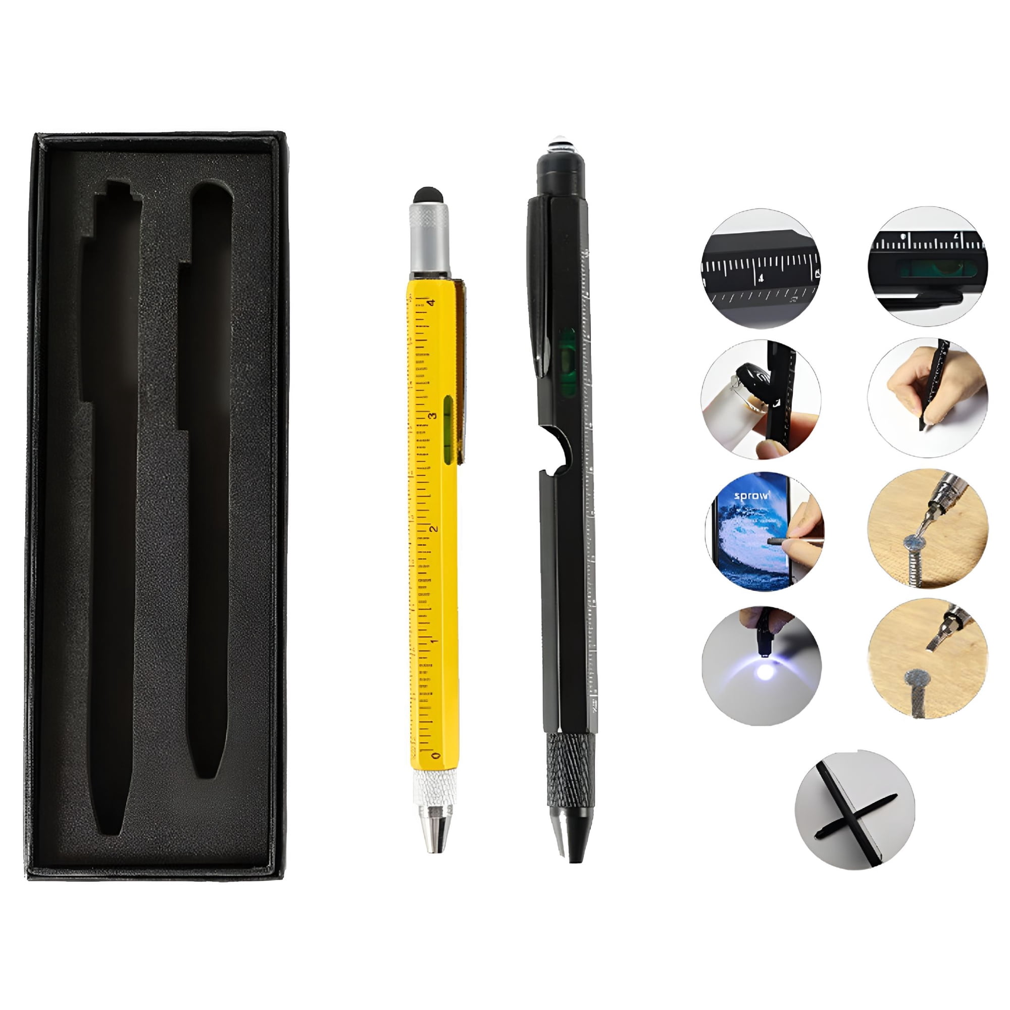 FACEGA Dad Gifts for Father s Day 9 in 1 Multitool Pen Father s Day Gifts from Daughter/Wife/Son Birthday Gifts for Men/Dad/Husband Gadgets Tool Mens Gifts for Him Gifts for Dad Who Wants Nothing