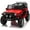 Red, variant on Sunnyfree 4WD 24V Ride on Toy & 2 Seater, 800W Power Car Wheel with Remote Control, Electric Car for Kids with Bluetooth, LED Lights, Seat Belt & Lockable Doors, 3-8, Black