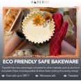 thumbnail image 2 of Paper Baking Mold 9-1/2 Bottom Diameter x 1-1/8 High (25-Pack) - All-Natural, Recyclable, Non-Stick Pans for Tart & Quiche | Microwave & Freezer Safe", 2 of 8