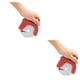 thumbnail image 4 of Injueey Picadora de rueda de pizza de acero inoxidable, rebanadora de pastel reutilizable, herramienta para cortar pan plano, cocina, panadería, rojo 2piezas Injueey CBP185437, 4 of 6
