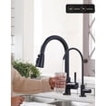 thumbnail image 2 of LAICAIW Kitchen Faucet and Water Filter Faucet Combo, Stainless Steel Kitchen Sink Faucet with Drinking Water Faucet for Reverse Osmosis or Water Filtration System, Oil-Rubbed Bronze, 2 of 6