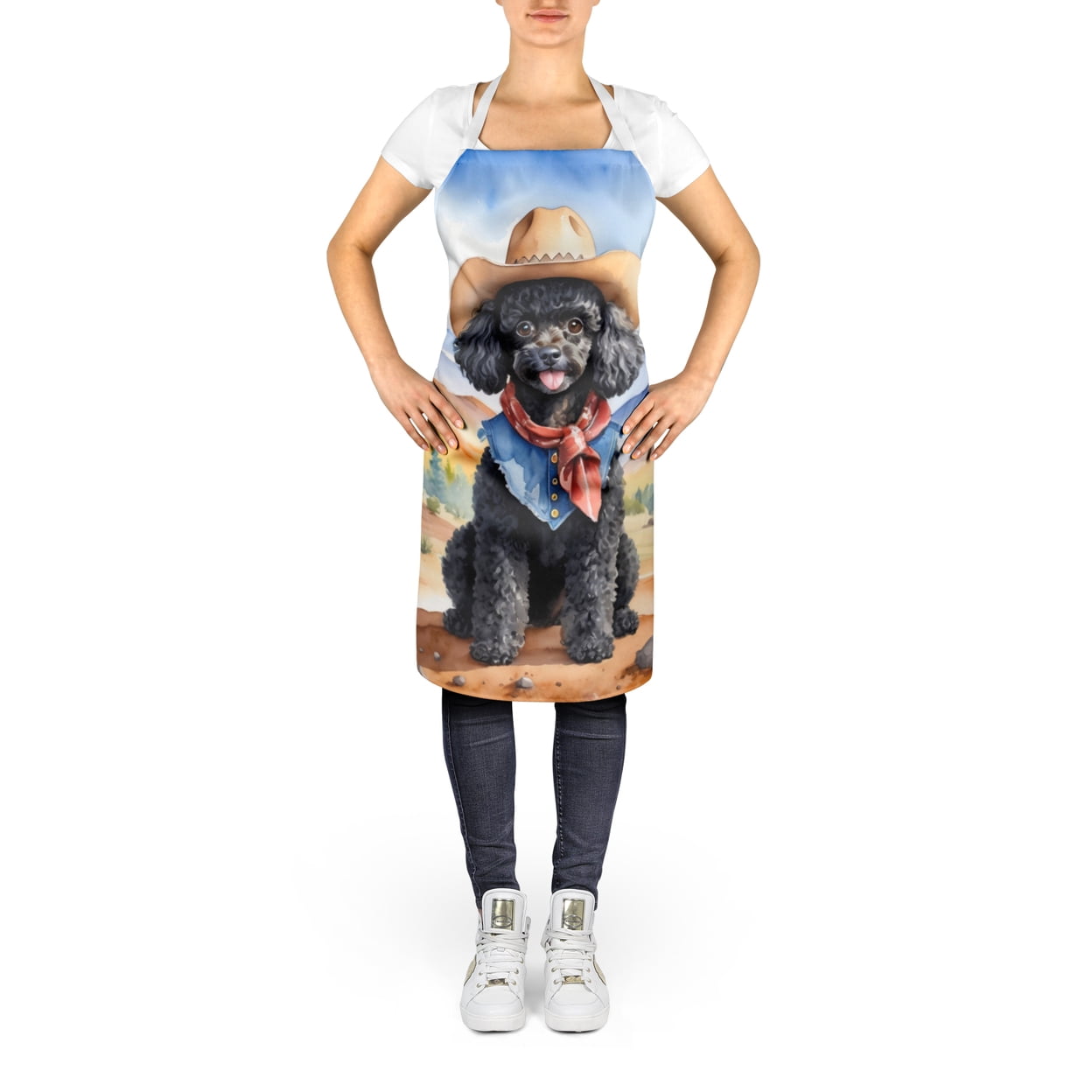 Yorkshire Terrier Yorkie Cowboy Welcome Apron