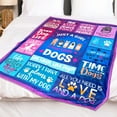 thumbnail image 5 of Dog Mom Blanket Gifts for Dog Mom Best Dog Mom Ever 50”x60” Soft Throw Blanket Dog Mom Birthday Gifts for Women Dog Lovers Women for Dog Lovers, 5 of 5
