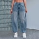 thumbnail image 4 of WILLBEST Jeans Mujer Pantalones Vaqueros de Tiro Medio para Mujer, de Pierna Ancha, Estilo Boyfriend, Holgados, Elásticos y Cómodos, Con Bolsillos Funcionales. XXXXL, 4 of 8