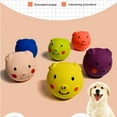 thumbnail image 4 of Sehao Soft Latex Squeaky Dog Toys for Small Dogs Breed Latex Squeaky Dog Balls Pig Dog Toy Balls for Chew Blue, 4 of 9