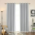 thumbnail image 5 of Aurora Home  Mix and Match Blackout Tulle Lace Sheer 4 piece Curtain Panel Set, 5 of 7