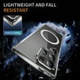 thumbnail image 7 of Magnetic for Samsung Galaxy S25 Ultra Case, [Fit for MagSafe] [Never Yellowing] [Military Grade Rugged Durable Protection] Back Slim Clear Wireless Charging Shockproof Premium Phone Case,Clear, 7 of 7