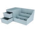 thumbnail image 3 of Caja de almacenamiento de maquillaje, estuche de maquillaje profesional, organizador de belleza de escritorio para cosméticos, caja de almacenamiento de cosméticos resistente y duradera, 3 of 10