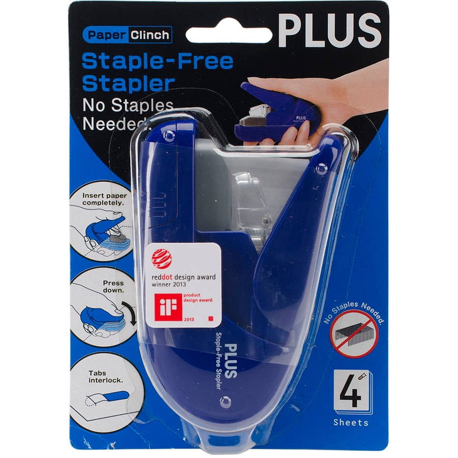 StapleFree Stapler Paper Clinch