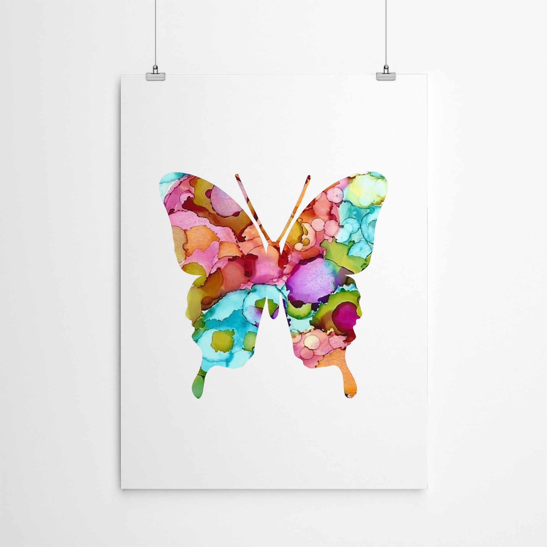 Americanflat Animals 22x28 Poster - Monarch Butterfly Wall Art