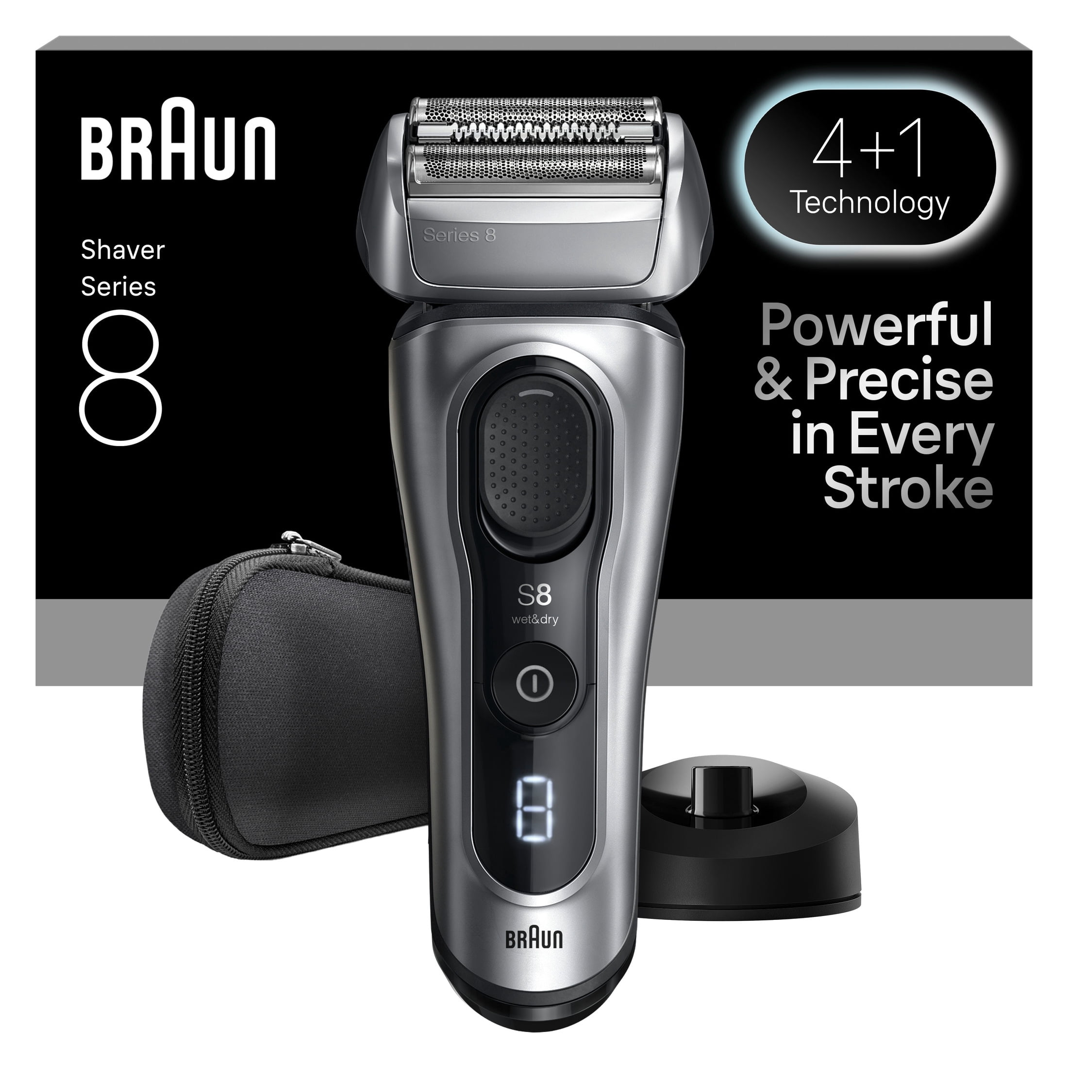 BRAUN Series 9 9295cc Wet & Dry Men's Electric Shaver, 2x Opti