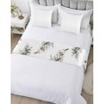 thumbnail image 5 of Christmas Bed Runner for King Size Bed, Xmas Botanical Pinecone Eucalyptus Leaves Bedspread Protector Slipcover Bed Scarf for Foot Bed Runners & Scarves for Bedroom Hotel Wedding Room 102x20 Inches, 5 of 6