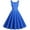 Blue, variant on Dpytoraw Women Casual Sleeveless 1950s Housewife Evening Party Prom Dress Womens Dresses