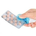 thumbnail image 3 of Extractor de pastillas portátil sin contacto, herramienta para extraer medicamentos fácilmente, abridor de blísteres de tabletas, 4 unidades, 3 of 5