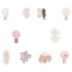 thumbnail image 3 of Creative Kids Hairpin for Baby Made of Cloth Multi Color Hair Accessory 10 Pieces, 3 of 5