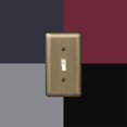 thumbnail image 2 of Placa de pared Amerelle 154T Devon Steel con 1 palanca, latón cepillado, 2 of 5