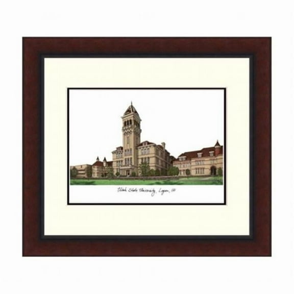 Campusimages UT997LR Utah State University Legacy Alumnus Framed Lithograph
