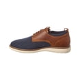 thumbnail image 2 of Warfield & Grand Mojavi Knit & Leather Sneaker, 9, Blue, 2 of 5