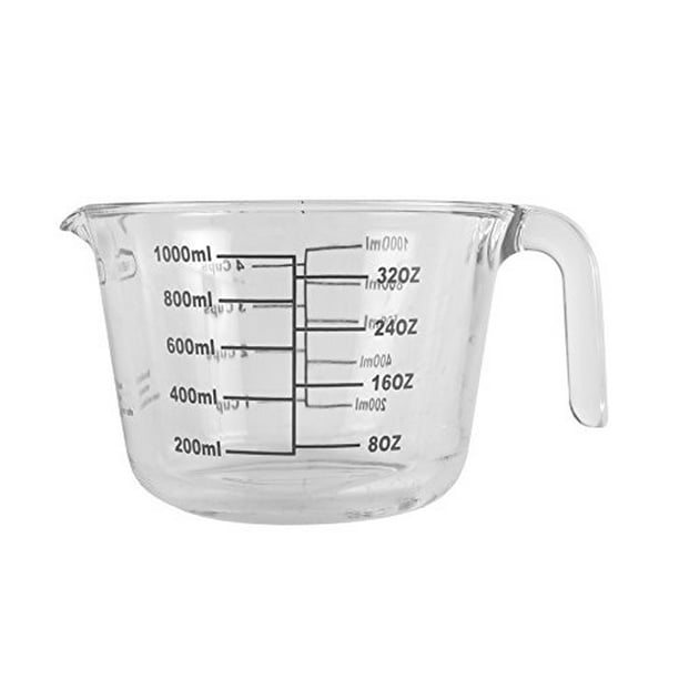 Farberware 4Cup Borosilicate Glass Wet and Dry Measuring Cup with