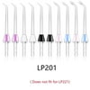 MySmile 10pcs LP201 Water Flosser Jet Tips Oral Irrigator Nozzle Set Compatible with Waterpik Flosser, 6 Classic Tips 2 Periodontal Pocket Tips 2 Plaque Seeker Tips