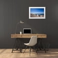 thumbnail image 3 of Bibikow, Walter 14x11 White Modern Wood Framed Museum Art Print Titled - Sweden-Faro Island-Langhammars Area-Langhammar coastal limestone rauk rocks with visitors, 3 of 4