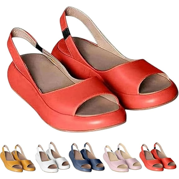 Solea Cushioned Sandals for Women, Solea Women's Comfy Orthotic Shoes, Ultra-Soft Lightweight Footbed, Easy Slip-On