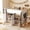 White+gray, variant on Harper & Bright Designs Full House Loft Bed with Playhouse, Modern Wood Cabin Bed with Storage Cabinets and Under Bed Play Area for Boys & Girls Bedroom, White+gray