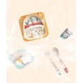 thumbnail image 5 of Five-piece Bamboo Fiber Children's Tableware Animals Pattern Kid Sets, 5 of 5