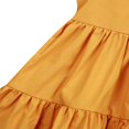 thumbnail image 4 of Girls Dress Shoulder Strap Solid Sling Layered Skirt for Children, 4 of 9