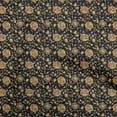 thumbnail image 1 of oneOone Polyester Spandex Black Fabric Florals Craft Projects Decor Fabric Printed By The Yard 56 Inch Wide, 1 of 4