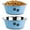 Blue, variant on Stainless Steel Dog Bowls, Nonslip Rubber Bottom Insulated Dog Bowls for Medium Small Breed Dogs
