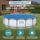 thumbnail image 2 of Cobertor solar para piscina redonda Bestway de 5,3 m, protector contra residuos, 2 of 6