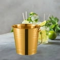 thumbnail image 1 of Cubo de hielo de acero inoxidable, Cubo de refrigeración para bebidas, multiusos, resistente, para ensalada, bañera de Metal para bebidas, accesorios 2500ML, 1 of 8