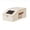 beige, variant on Dongrere Hat Storage Box Stackable Baseball Cap Storage with Clear Window Lid for Home closet Holder Supplies, 16.5x8.7x6.7 Inch, Gray