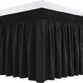 thumbnail image 1 of JUNWELL Ruffled Grey King Size Bed Skirt  Dust Ruffle for King Bed with 15” Drop  Soft and Solid Microfiber  Classic Style  California King  Silver Gray Bedskirts, 1 of 6
