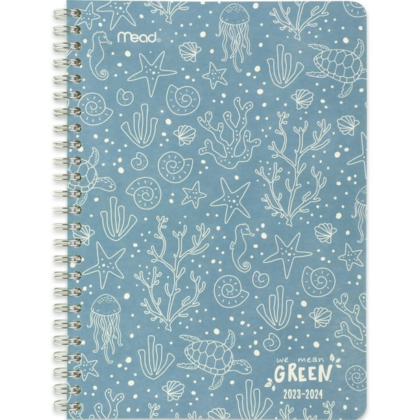 Mead We Mean Green Academic 20232024 Weekly Monthly Student Planner