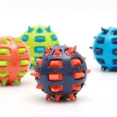 thumbnail image 5 of Pet Dog Chew Toy 12cm Dog ball TPR Spikes Molar Cleaning Tooth Funny Toy Indestructible Interactive Toy Products Pet Supplies (Blue), 5 of 7