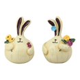 thumbnail image 1 of Adornos de conejo de resina Afortunado decoraciones de Pascua, 1 of 5
