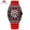 Red, variant on MINI FOCUS Quartz Watch Men's Calendar Window Luminous Silicone Strap Waterproof Watch