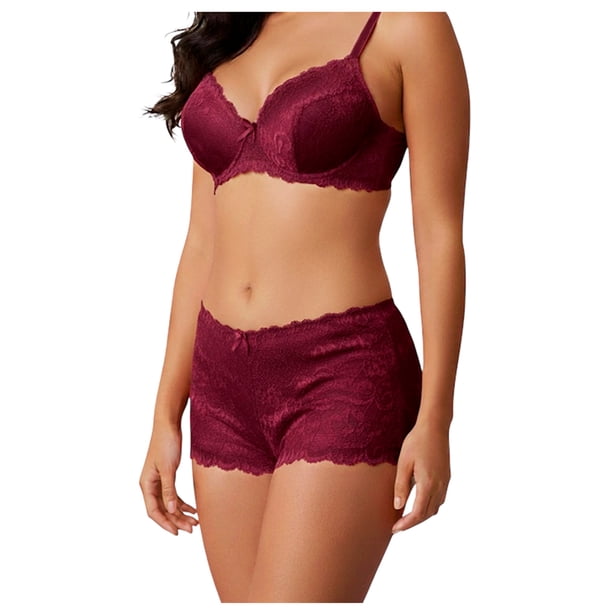 Conjunto De Brasier Y Cachetero De Encaje