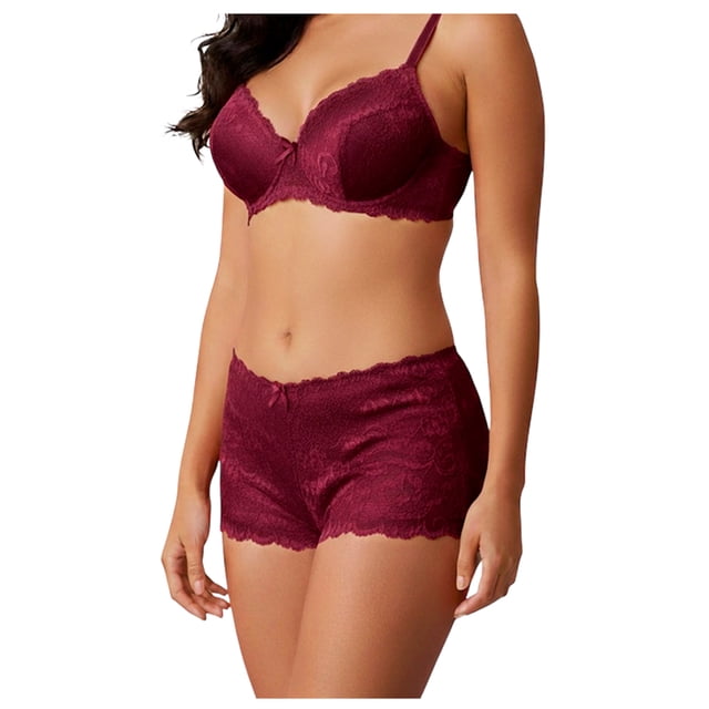 Conjunto De Brasier Y Cachetero De Encaje