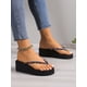 thumbnail image 5 of Fashionable Ladies' Floral Wedge Flip Flops, 5 of 5