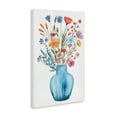 thumbnail image 3 of Stupell Industries Watercolor Vase Blue Bouquet Canvas Wall Art, design by LSR Design Studio, 3 of 7