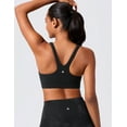 thumbnail image 2 of CRZ YOGA Butterlift Square Neck Sports Bras for Women Wireless Racerback Workout Yoga Top Non Padded, 2 of 5