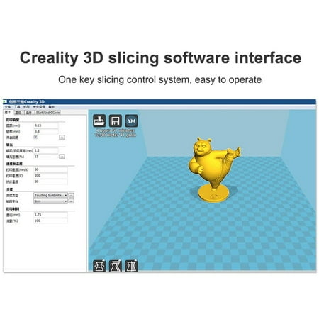 Hot Sale Creality LCD Screen CR 10mini Pre-Assembled Large Printing Size 3D Printer(Black)