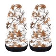 thumbnail image 5 of XYZCANDO 2pcs Car Seat Covers for Car Decor Car Accessories Anti-Slip Washable, Truck Van Sedan Front Seat Cover, Dead Leaf Pattern, 5 of 10